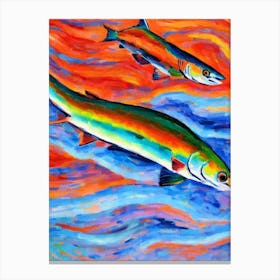 Rainbow Shark Matisse Inspired Canvas Print