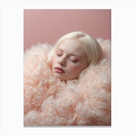 Girl In Pink Canvas Print