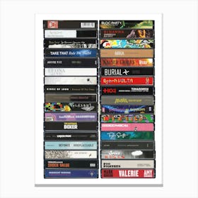 2007 Music - Cassette Print Canvas Print