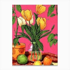 Yellow Tulips Canvas Print