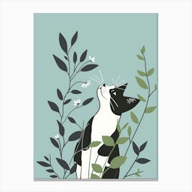 Cat In The Tree Canvas Print