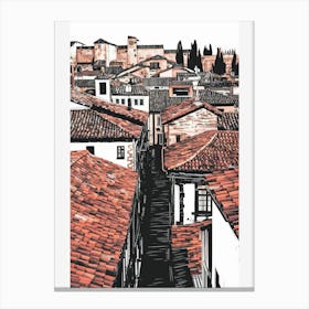 Granada's Tapestry Canvas Print