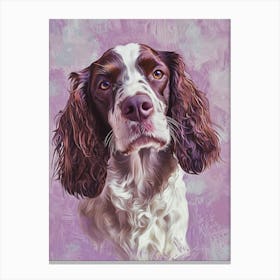 Springer Spaniel Portrait.Generated AI. Art Print 1 Lienzo