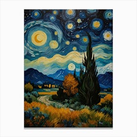 Starry Night 36 Canvas Print