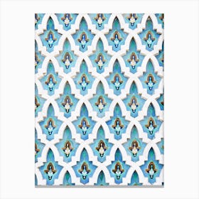 Moroccan Tile Pattern Canvas Print