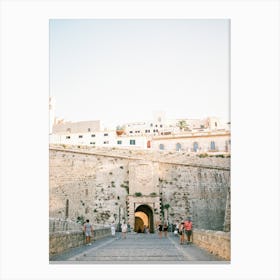 Entrance Of Eivissa Ibiza 2 Canvas Print