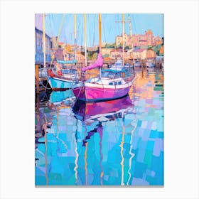 Boats In The Harbour 1 Canvas Print