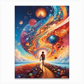 Journey To The Stars 1 Canvas Print