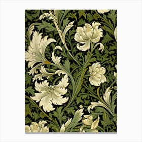 Morris Floral Wallpaper Canvas Print