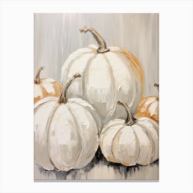 Neutral Pumpkin Painting 2 Canvas Print
