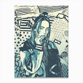 Billie Eilish 2 Canvas Print