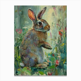 Havana Rabbit Painting 2 Canvas Print