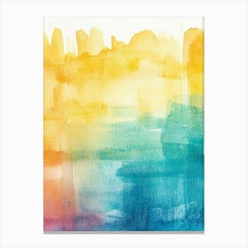 Watercolor Painting Canvas Print