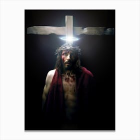 Jesus aureole Canvas Print