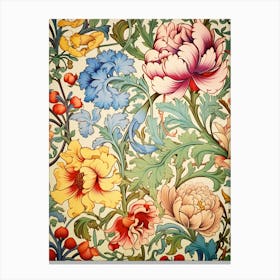 Floral Wallpaper Pattern 18 Canvas Print