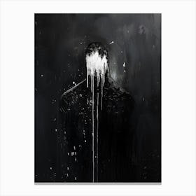 Dripping Man 1 Canvas Print