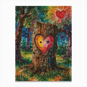 Heart Of The Forest 5 Canvas Print