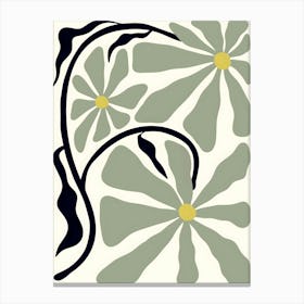 Henri Matisse Daisy Tile Canvas Print