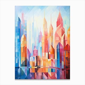 A Glimpse of Dubai's Skyline Canvas Print