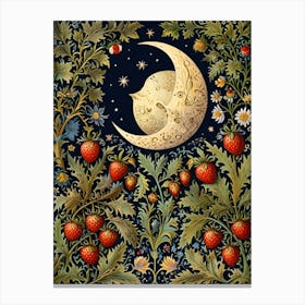 William Morris Strawberry Moon Canvas Print