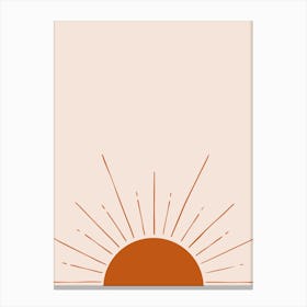 Sun Rays 1 Canvas Print