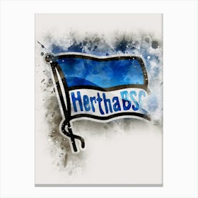 Hertha Bsc Berlin Painting Canvas Print