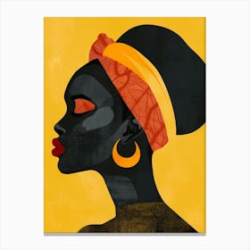 African Woman Canvas Art Canvas Print