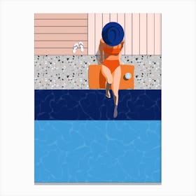 Pool Day Canvas Print