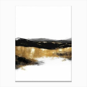 Gold And Black Canvas Print 10 Canvas Print