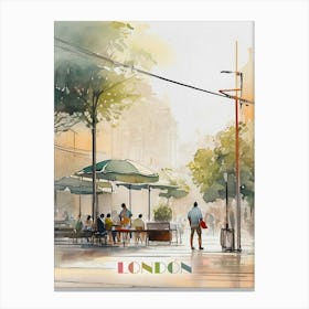 London Street Scene Canvas Print