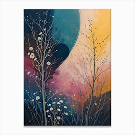 Trees In The Sky Canvas Print