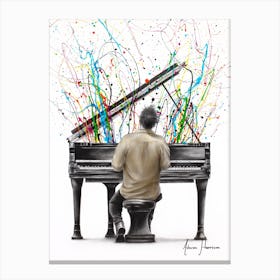 The Piano Solo Canvas Print