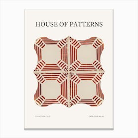 Tile Pattern Poster 46 Canvas Print