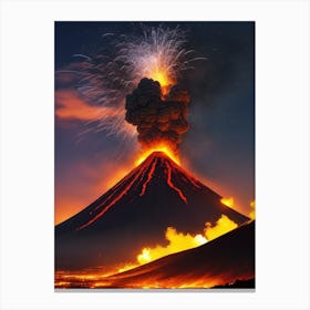 Volcano Eruption 2 Canvas Print