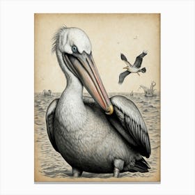 Pelican 1 Canvas Print