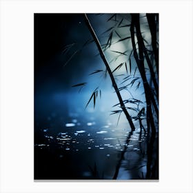 Bamboo Tree In Water 1 Canvas Print