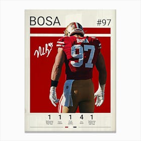 Nick Bosa Canvas Print