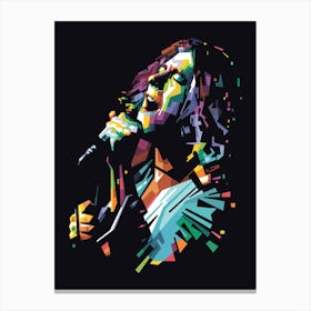 Robert Plant WPAP Canvas Print