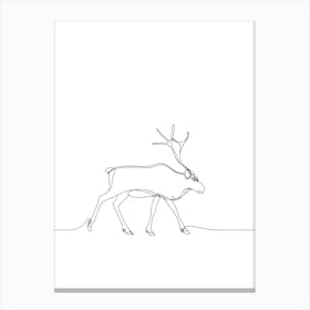 Animal Line Art 6 Leinwandbild