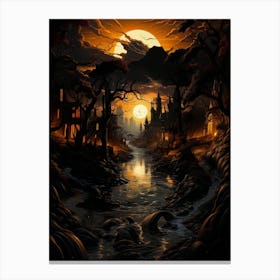 Fabulous night Canvas Print