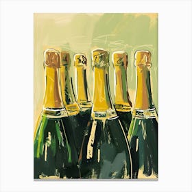 Champagne Bottles 1 Canvas Print