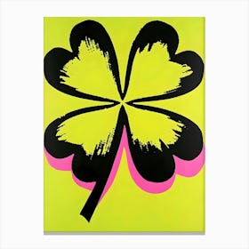 Four Leaf Clover Canvas Print