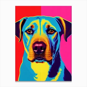 Chesapeake Bay Retriever Andy Warhol Style dog Canvas Print