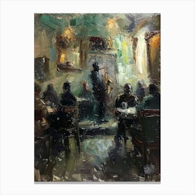 Jazz Bar Canvas Print