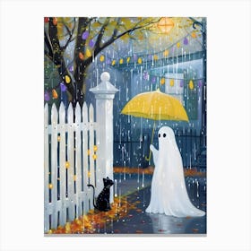 Ghost In The Rain Canvas Print