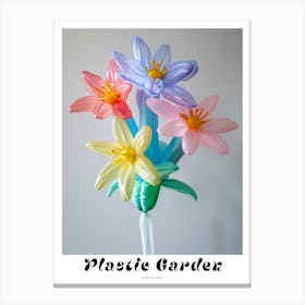 Dreamy Inflatable Flowers Poster Love In A Mist Nigella 3 Canvas Print