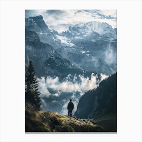 Swiss Alps Canvas Print