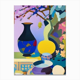 Koraku En, Japan Abstract Still Life Canvas Print