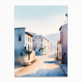 Street In Valencia Canvas Print