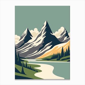 Mountain Landscape 10 Canvas Print